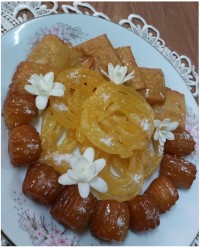 ❤زولبیا بامیه خونگی❤