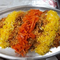لوبیا پلو شام افطاری دیشب