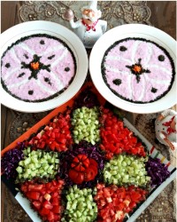 دیزاین ماست وخیار سالاد