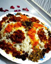 عدس پلو خوشمزه