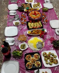 اینم شام من برای خانواده همسر