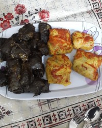 دلمه برگ موی ایرانی