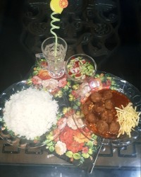 خورشت گوشت قلقلی