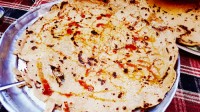 نون محلی (شلشلی) با روغن محلی و شیره خرما