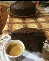 کیک خوشمزه کاکائویی
