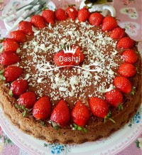 کیک_تارت_شکلاتی برای عصرونه امروز