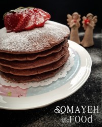 پنکیک کاکائویی خوشمزه