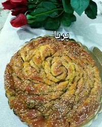 نان خوشمزه ارده وگردو
