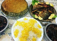 اینم شام من جای دوستان خالی