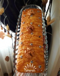 کیک هویج با سس کارامل نسکافه ای