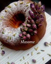 اینم کیک ماست دورنگ من