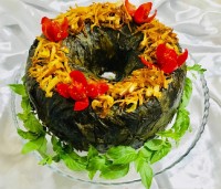 دلمه قالبی برگ عالی وخوشمزه