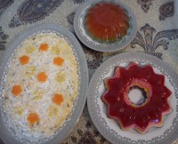 سالاد الویه و ژله