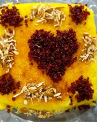 تهچین مرغ جای همگی خالی