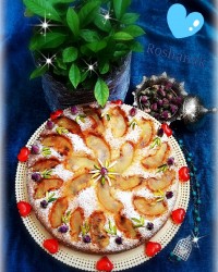 کیک سیب برگردون