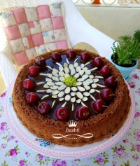 کیک_تارت_شکلاتی و رشته_ختایی_تبریز