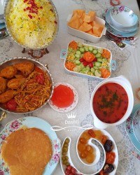 پذیرایی از مهمون عزیزم برای ناهار