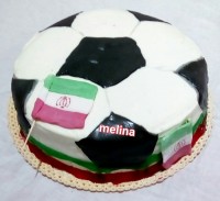 کیک ده سانتی