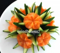 دورچین با هویج وخیار