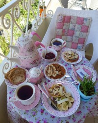 پنکیک_شکلاتی صبحانه امروز من