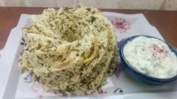 سبزی پلو با مرغ