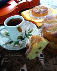 پای زردآلو و کشمش