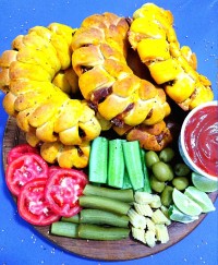 پیراشکی گوشت با خمیر جادوبی