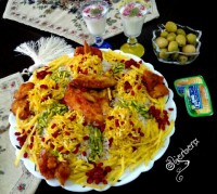 زرشک پلو با مرغ سلام دوستان گلم من اومدم ??? با یه غذای فوقالعاده خوشمزه???نهار امروزم