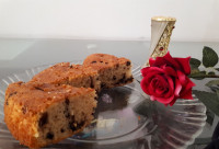 کیک گردویی با شکلات چیپسی