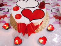 کیک سالگرد ازدواج داداشی گلم مبارکه