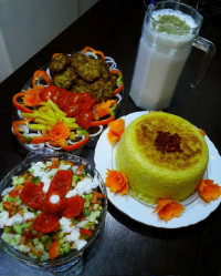 شام امشب... سفره همه پربرکت...