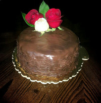 کیک تولد من و سحر دختر نازم