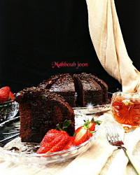 کیک خیس شکلاتی