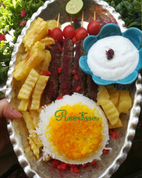 کباب تابه ای سیخی