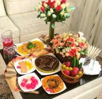 میز ششمین سالگرد ازدواجمون