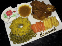 باقالی پلو با گوشت خوشمزه