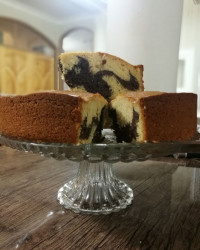 کیک دورنگ من