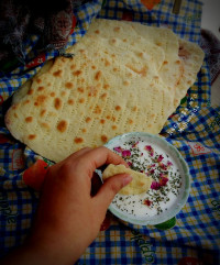 نان تافتون خانگی