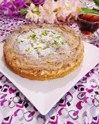 کیک با روکش نارگیل