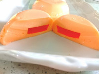 کرم چیز پرتقالی مغزدار