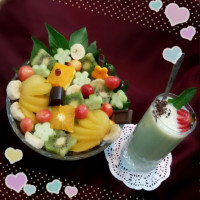 اسموتی طالبی.و میوه آرایی من