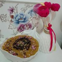 سلام به دوستان عزیزم حلوازعفرانی وگردویی