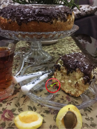 کیک هلو