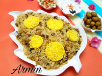 قارچ پلوی مجلسی