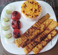 کباب تابه ای بوقلمون