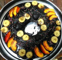 کیک باروکش گاناش