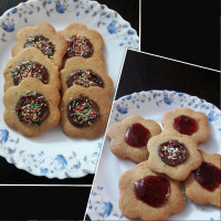 شیرینی فندقی شکلاتی