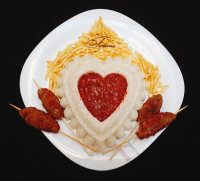 کباب چوبی با سس مخصوص