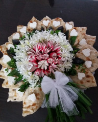 نون و پنیر سبزی سفره عقد برادرم