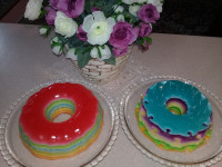 ژله های رنگین کمانی پاگشایی دخترخاله